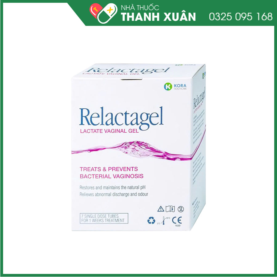Relactagel hỗ trợ điều trị và ngăn ngừa viêm nhiễm, bổ sung lợi khuẩn âm đạo